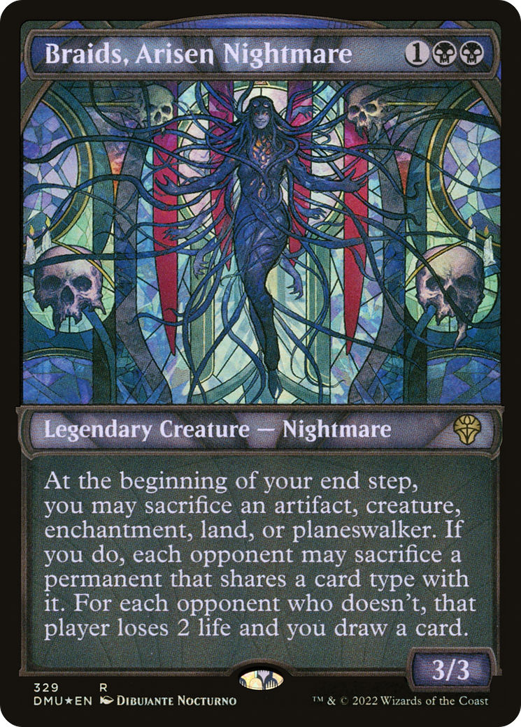 Braids, Arisen Nightmare (Showcase Textured) [Dominaria United] | Grognard Games