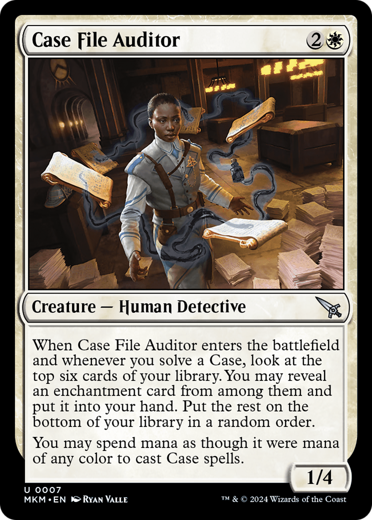 Case File Auditor (Black) [Murders at Karlov Manor] | Grognard Games