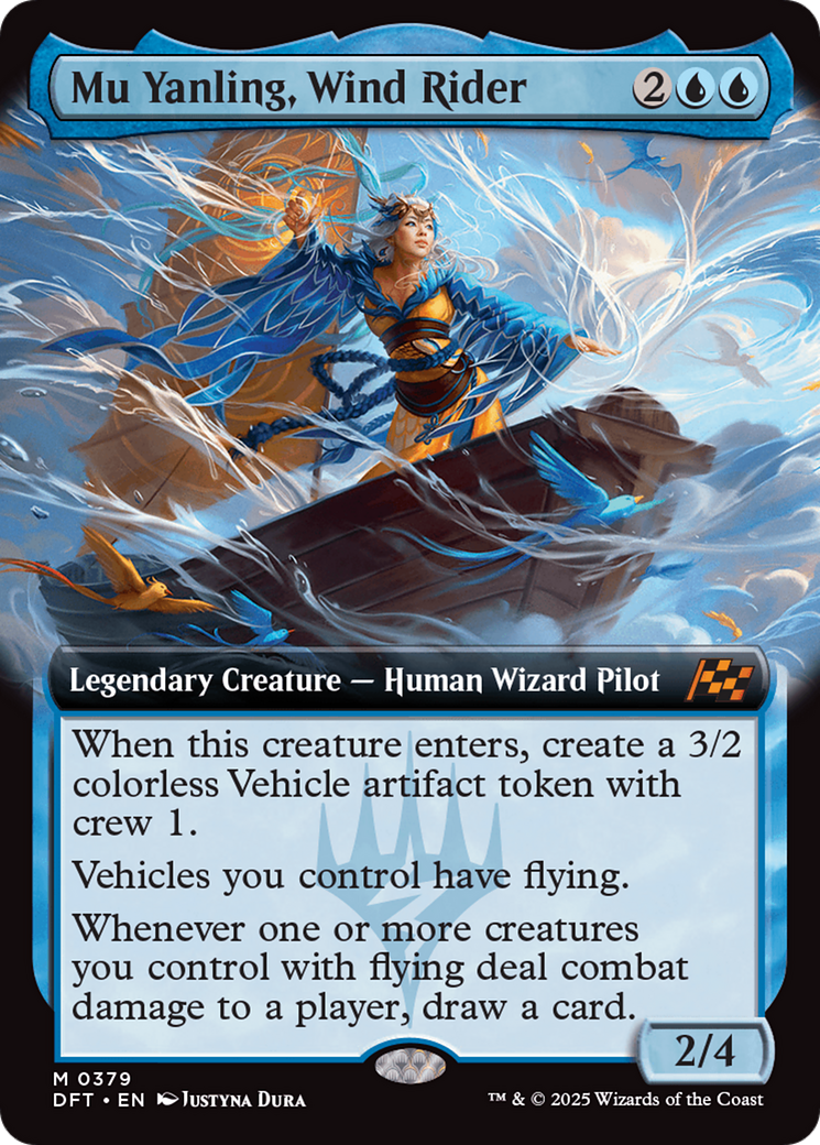 Mu Yanling, Wind Rider (Extended Art) [Aetherdrift] | Grognard Games