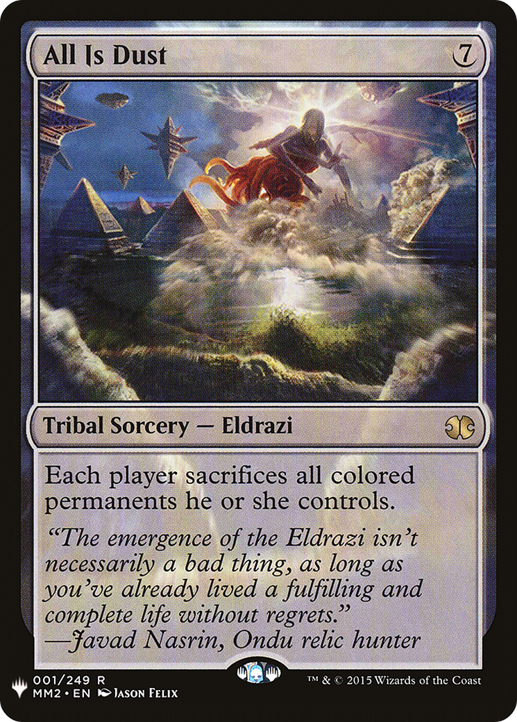 All Is Dust [Mystery Booster] | Grognard Games