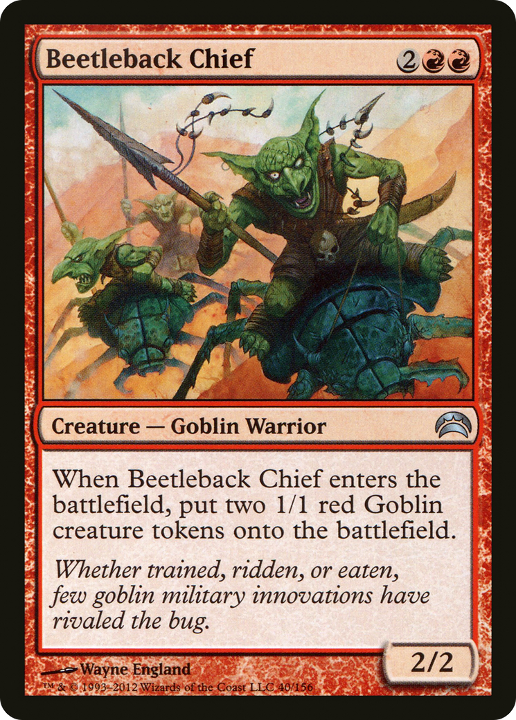 Beetleback Chief (PC2-040) - Planechase 2012 Foil | Grognard Games