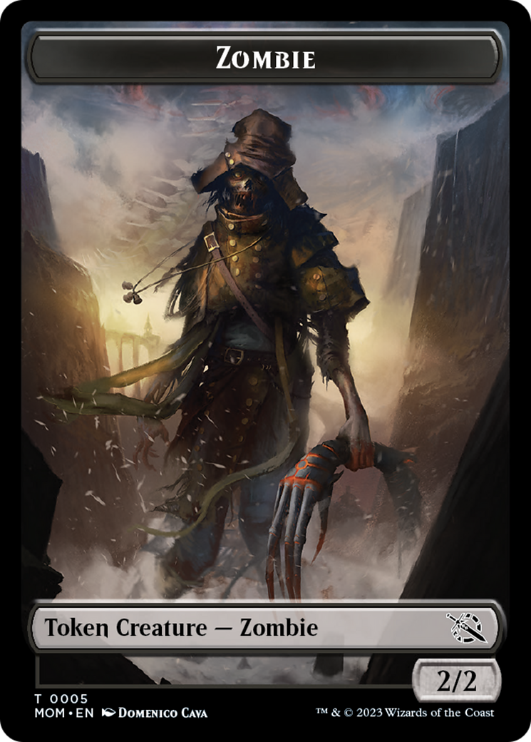 Zombie Token [March of the Machine Tokens] | Grognard Games