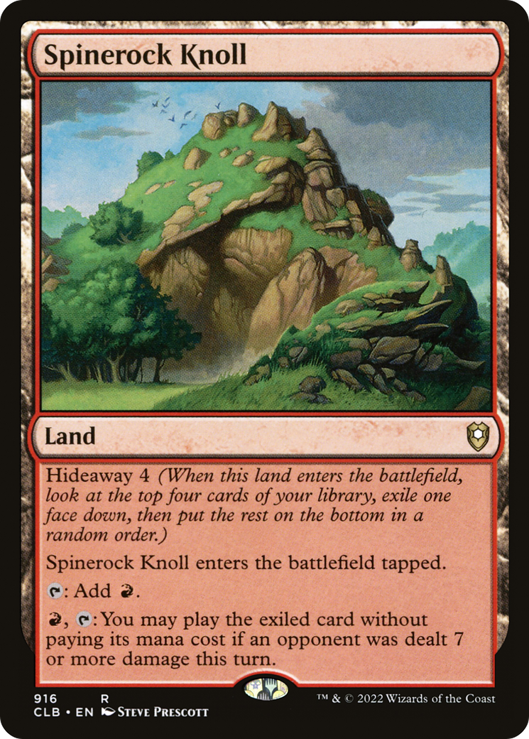 Spinerock Knoll [Commander Legends: Battle for Baldur's Gate] | Grognard Games