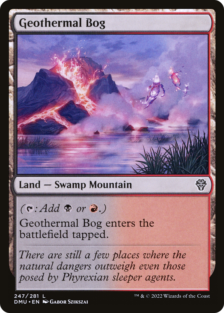 Geothermal Bog [Dominaria United] | Grognard Games