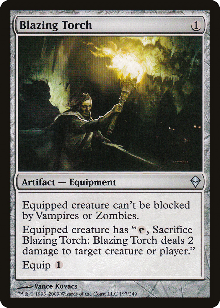 Blazing Torch [Zendikar] | Grognard Games