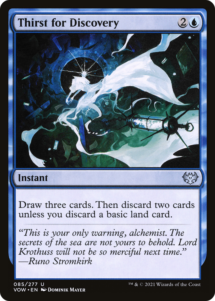 Thirst for Discovery [Innistrad: Crimson Vow] | Grognard Games