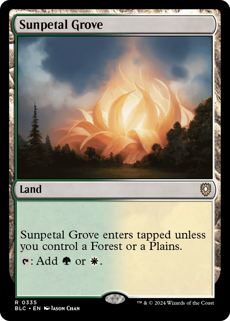 Sunpetal Grove [Bloomburrow Commander] | Grognard Games