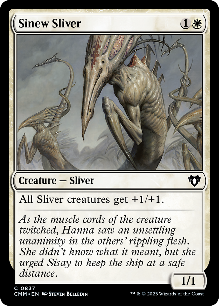 Sinew Sliver [Commander Masters] | Grognard Games
