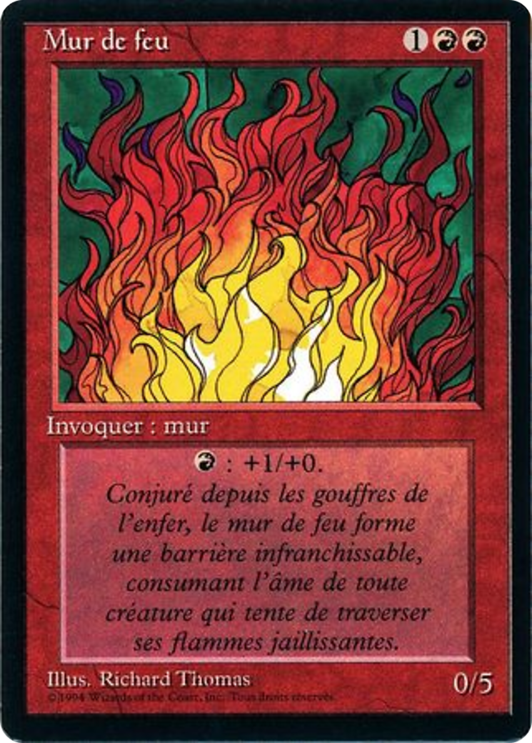 Wall of Fire [Foreign Black Border] | Grognard Games