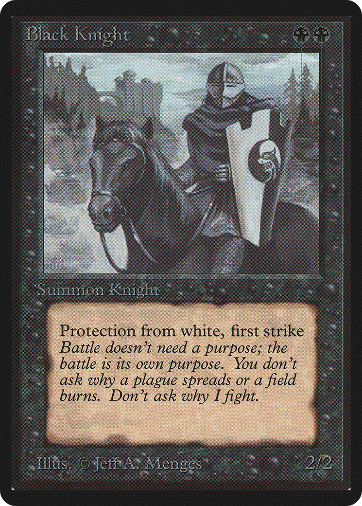 Black Knight [Limited Edition Beta] | Grognard Games