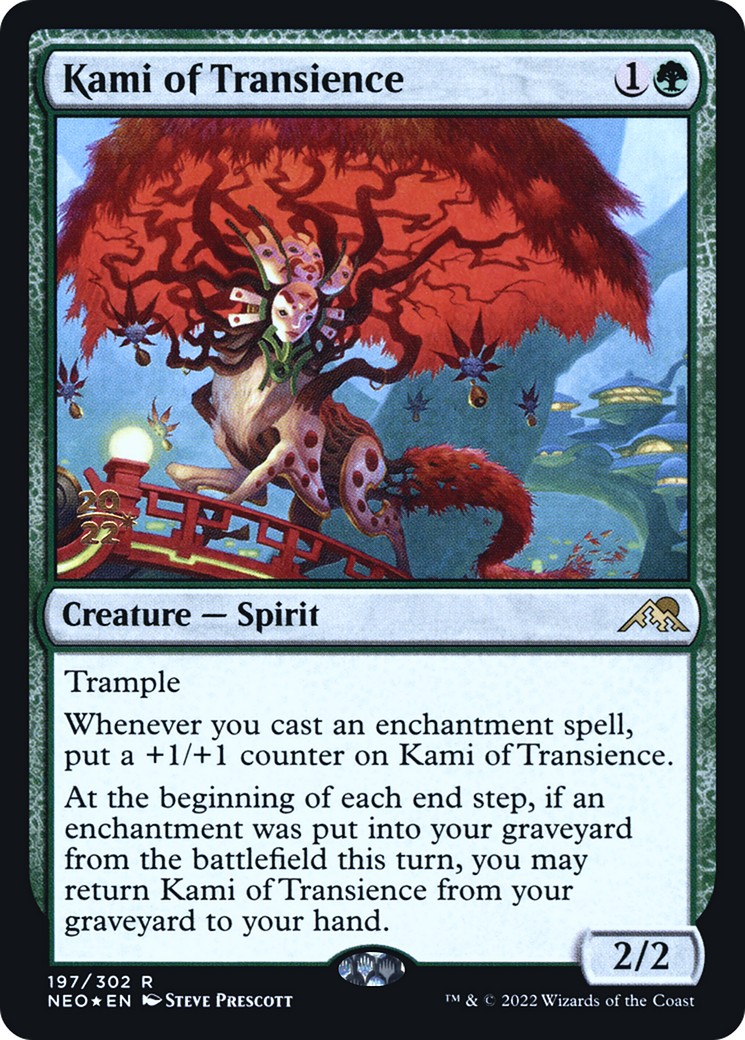 Kami of Transience [Kamigawa: Neon Dynasty Prerelease Promos] | Grognard Games