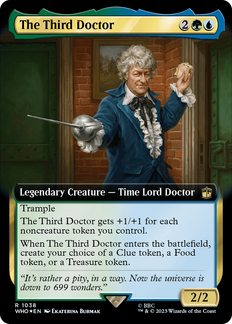 The Third Doctor (Extended Art) (Surge Foil) [Doctor Who] | Grognard Games
