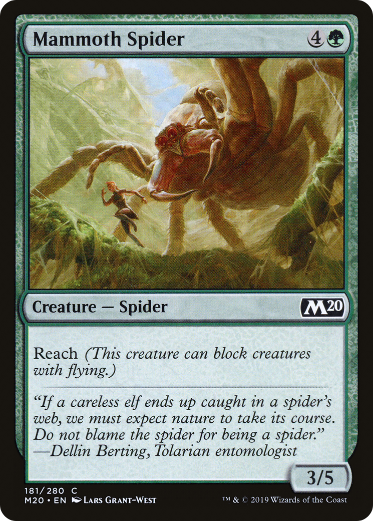 Mammoth Spider [Core Set 2020] | Grognard Games