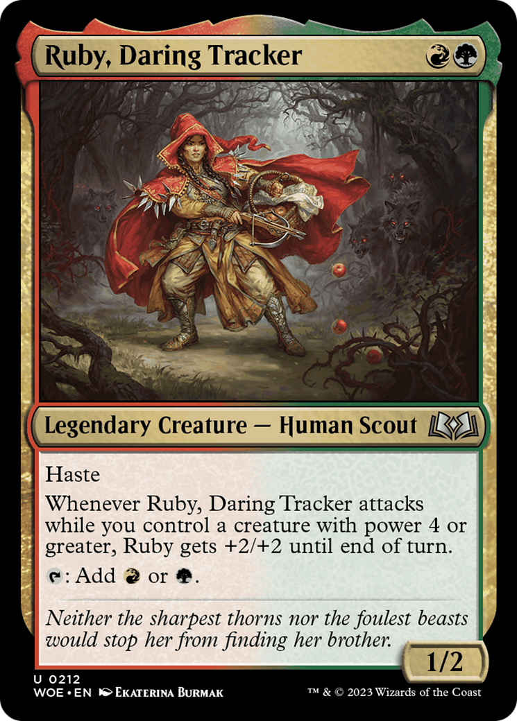 Ruby, Daring Tracker [Wilds of Eldraine] | Grognard Games