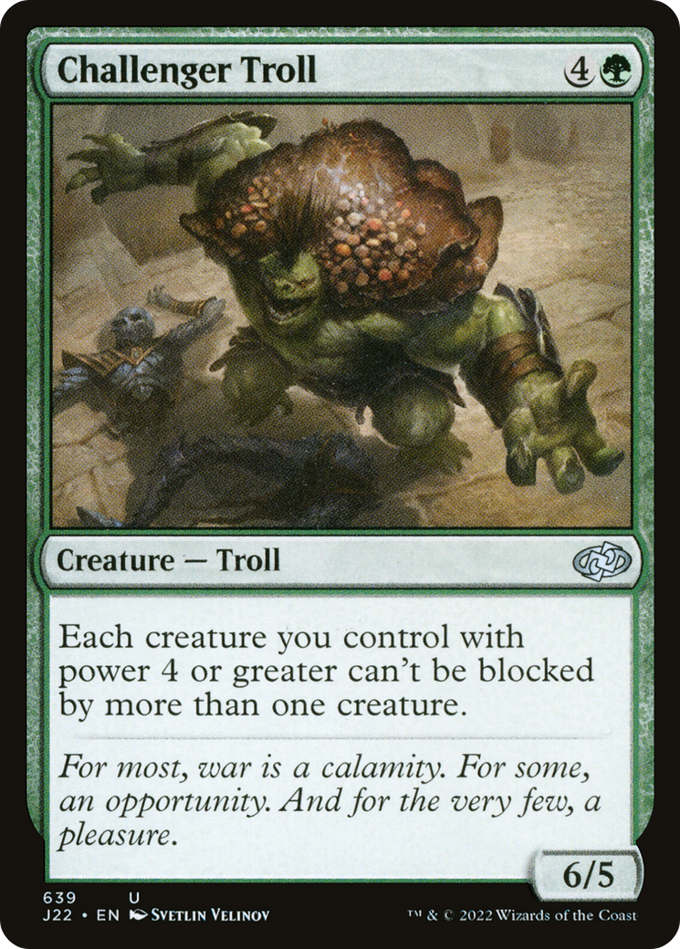 Challenger Troll [Jumpstart 2022] | Grognard Games