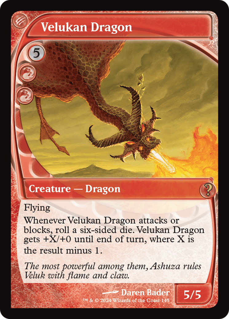 Velukan Dragon (Future Sight) [Mystery Booster 2] | Grognard Games