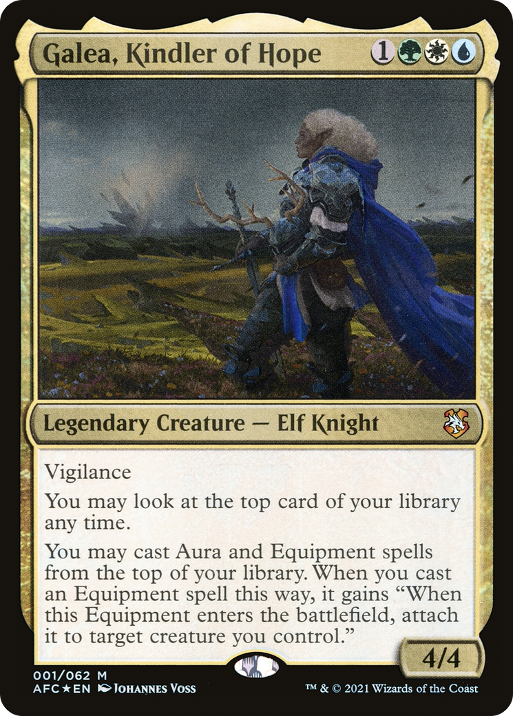Galea, Kindler of Hope [Dungeons & Dragons: Adventures in the Forgotten Realms Commander] | Grognard Games