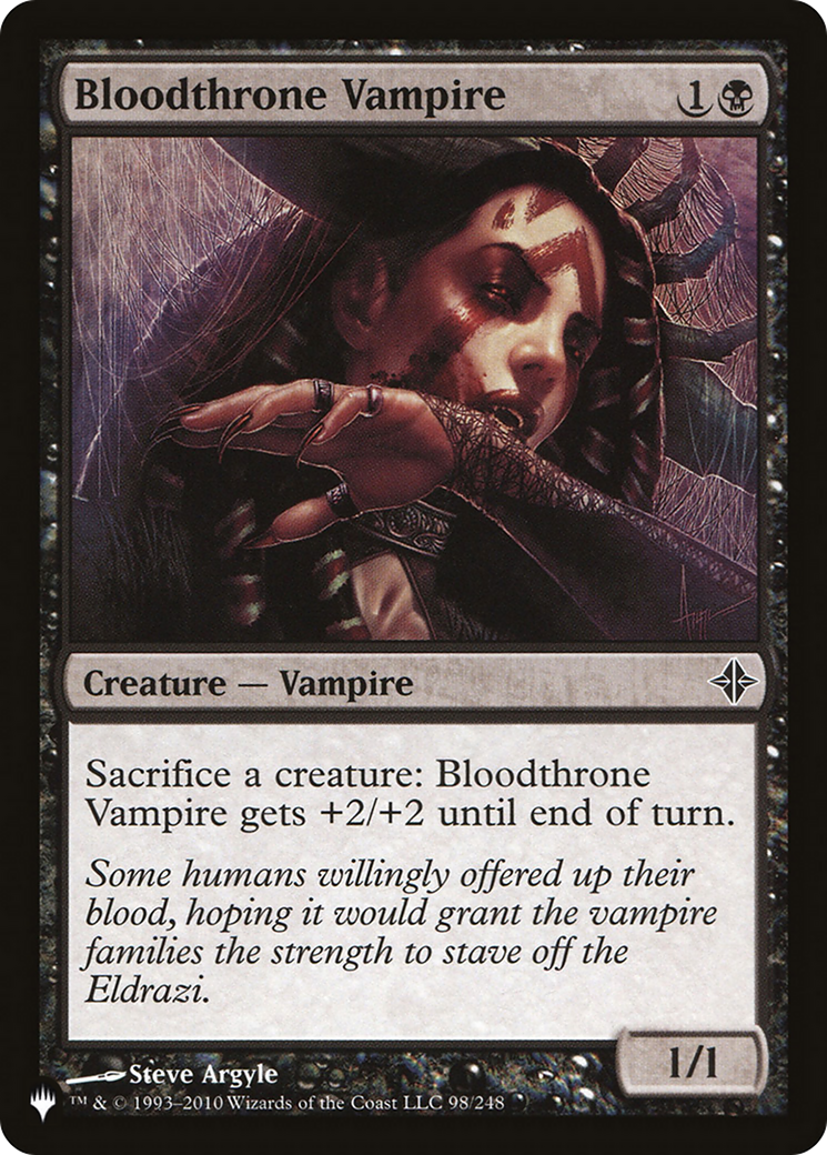 Bloodthrone Vampire [The List] | Grognard Games