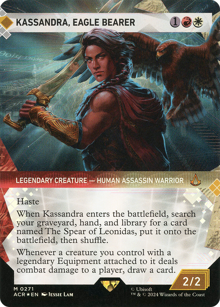 Kassandra, Eagle Bearer (Showcase) (Textured Foil) [Assassin's Creed] | Grognard Games
