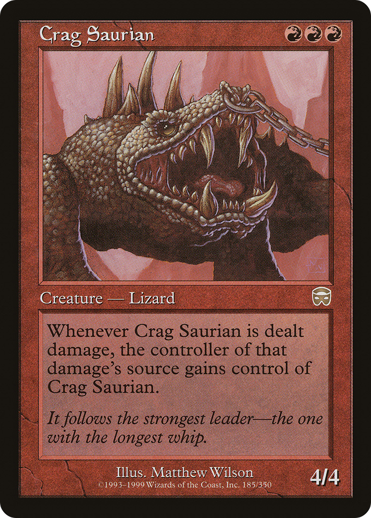 Crag Saurian (MMQ-185) - Mercadian Masques | Grognard Games