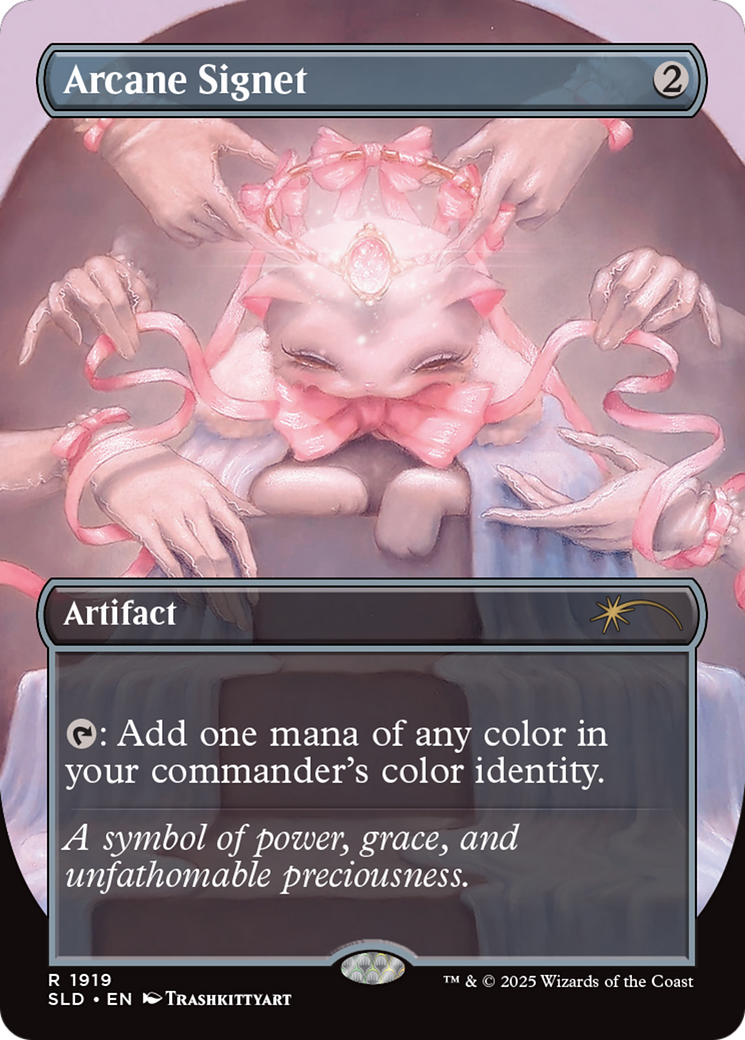 Arcane Signet (SLD-1919) - Secret Lair Drop (Borderless) Foil | Grognard Games