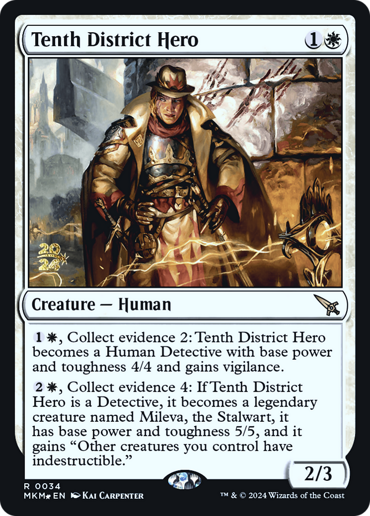 Tenth District Hero [Murders at Karlov Manor Prerelease Promos] | Grognard Games