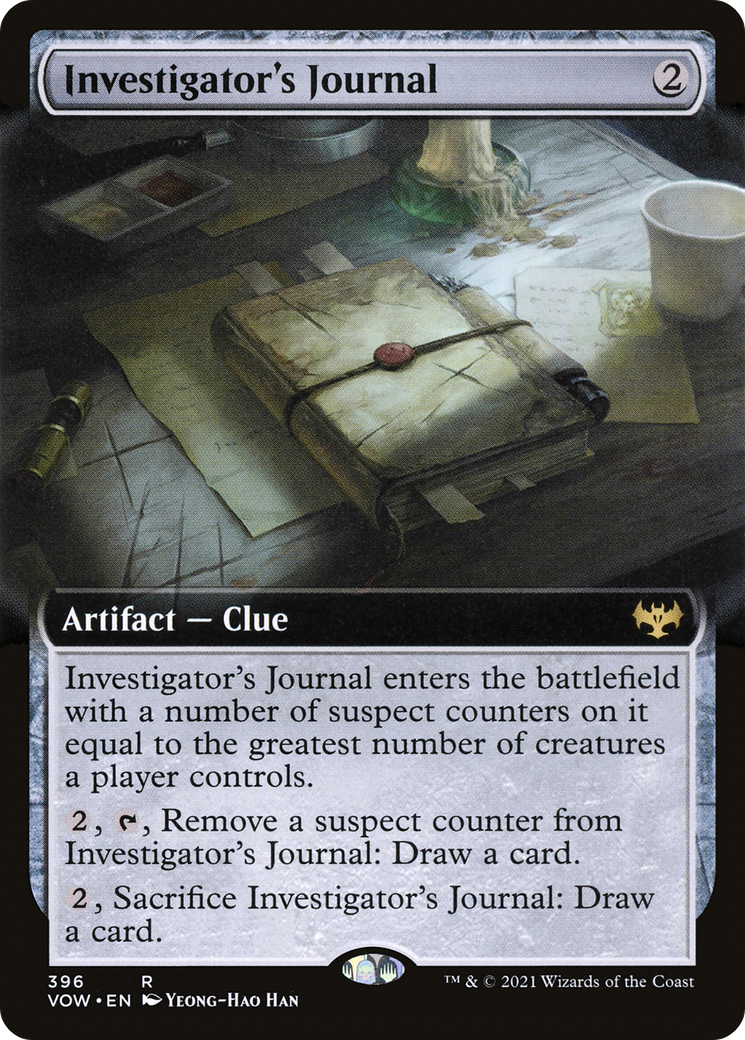 Investigator's Journal (Extended) [Innistrad: Crimson Vow] | Grognard Games