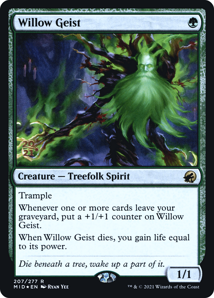 Willow Geist [Innistrad: Midnight Hunt Prerelease Promos] | Grognard Games