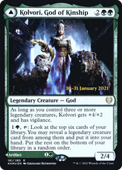 Kolvori, God of Kinship // The Ringhart Crest [Kaldheim Prerelease Promos] | Grognard Games