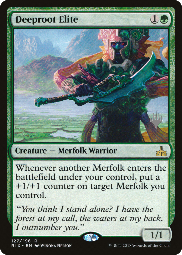 Deeproot Elite (Promo Pack) [Rivals of Ixalan Promos] | Grognard Games