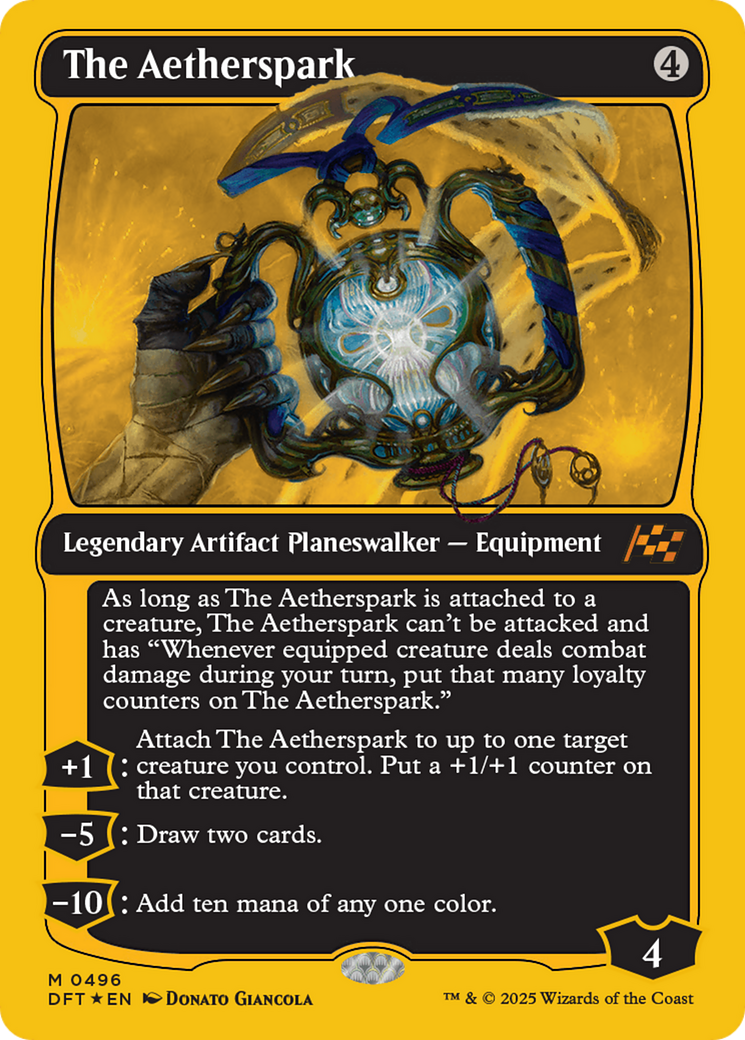 The Aetherspark (First-Place Foil) [Aetherdrift] | Grognard Games