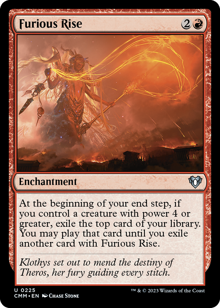 Furious Rise [Commander Masters] | Grognard Games