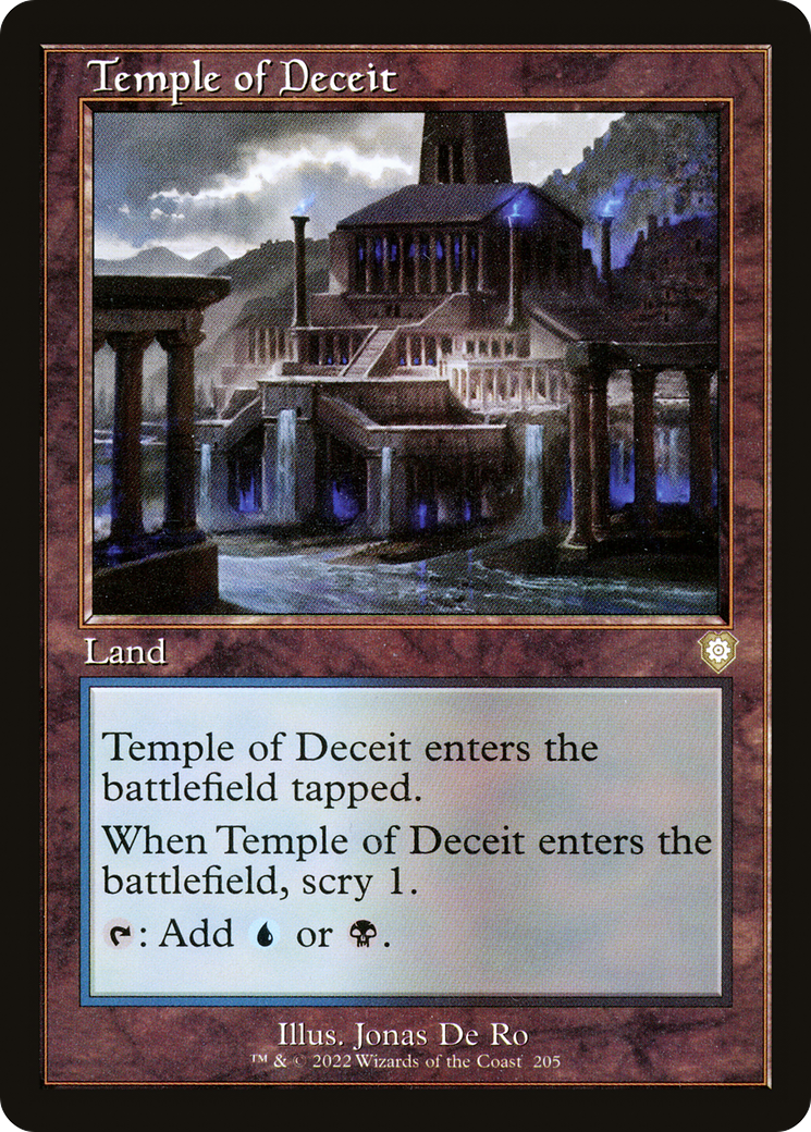 Temple of Deceit (Retro) [The Brothers' War Commander] | Grognard Games