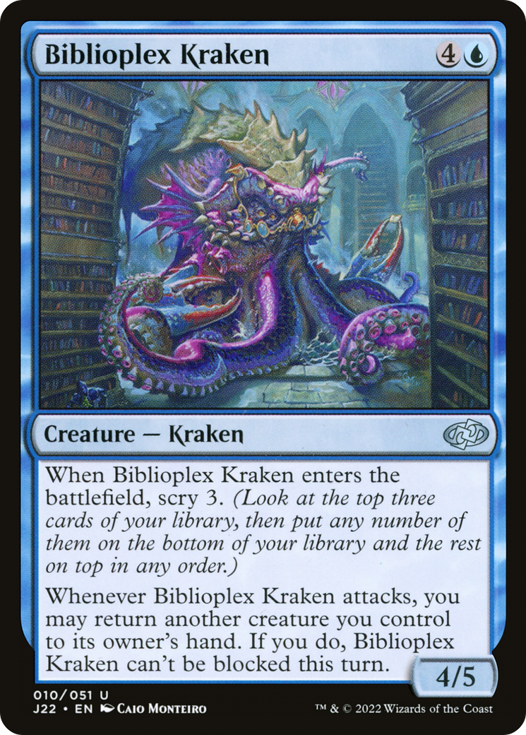 Biblioplex Kraken [Jumpstart 2022] | Grognard Games