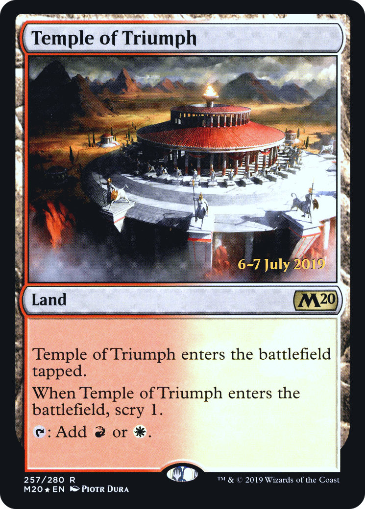 Temple of Triumph  [Core Set 2020 Prerelease Promos] | Grognard Games