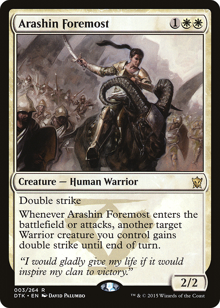 Arashin Foremost [Dragons of Tarkir] | Grognard Games