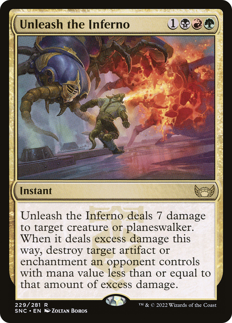 Unleash the Inferno [Streets of New Capenna] | Grognard Games