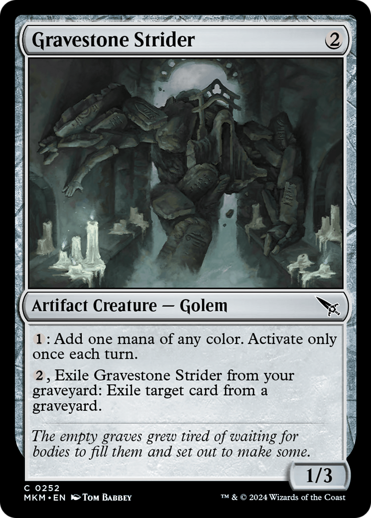 Gravestone Strider [Murders at Karlov Manor] | Grognard Games