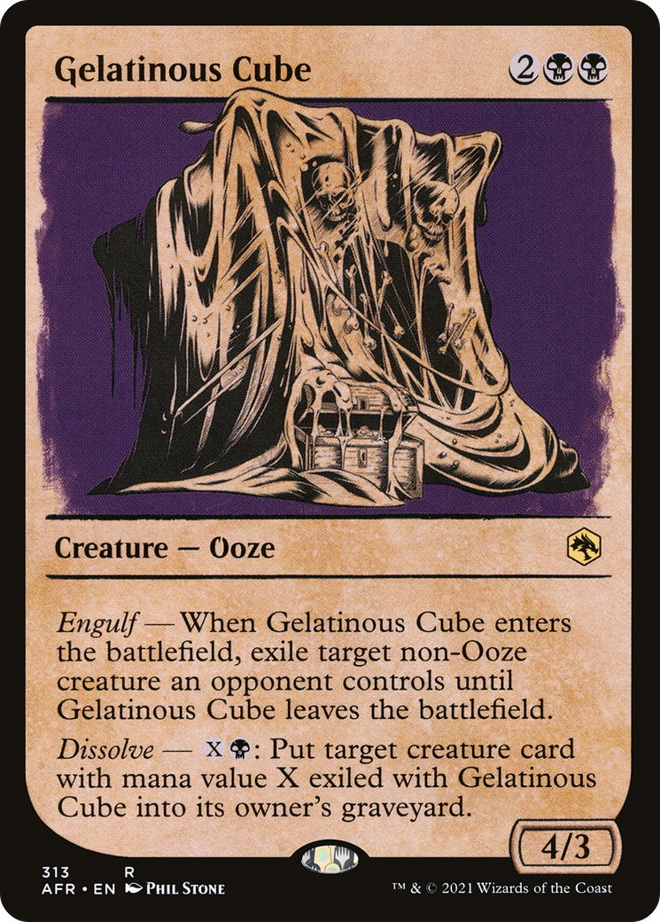 Gelatinous Cube (Showcase) [Dungeons & Dragons: Adventures in the Forgotten Realms] | Grognard Games