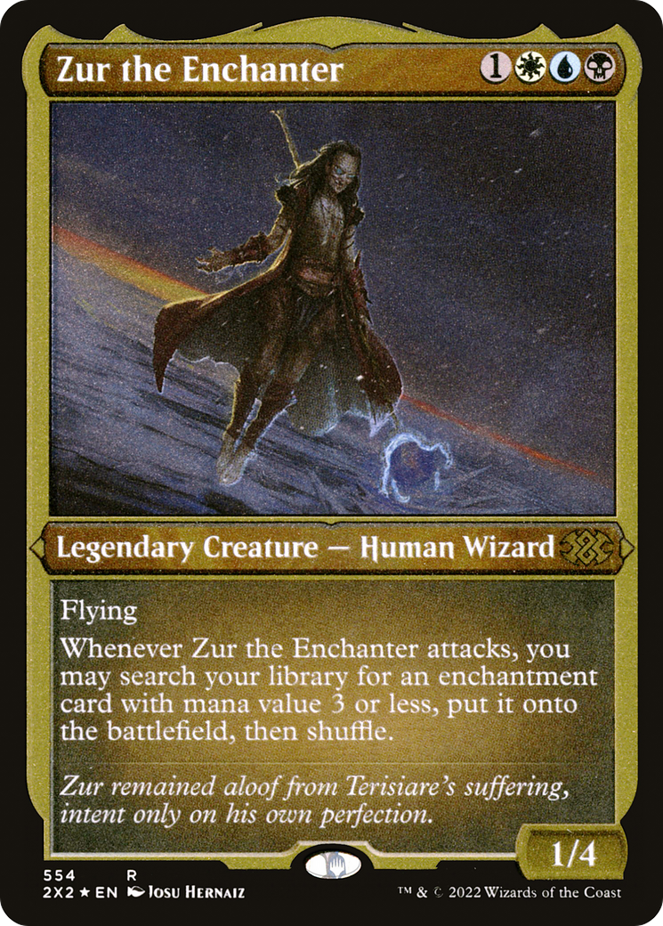 Zur the Enchanter (Foil Etched) (2X2-554) - Double Masters 2022 Foil | Grognard Games