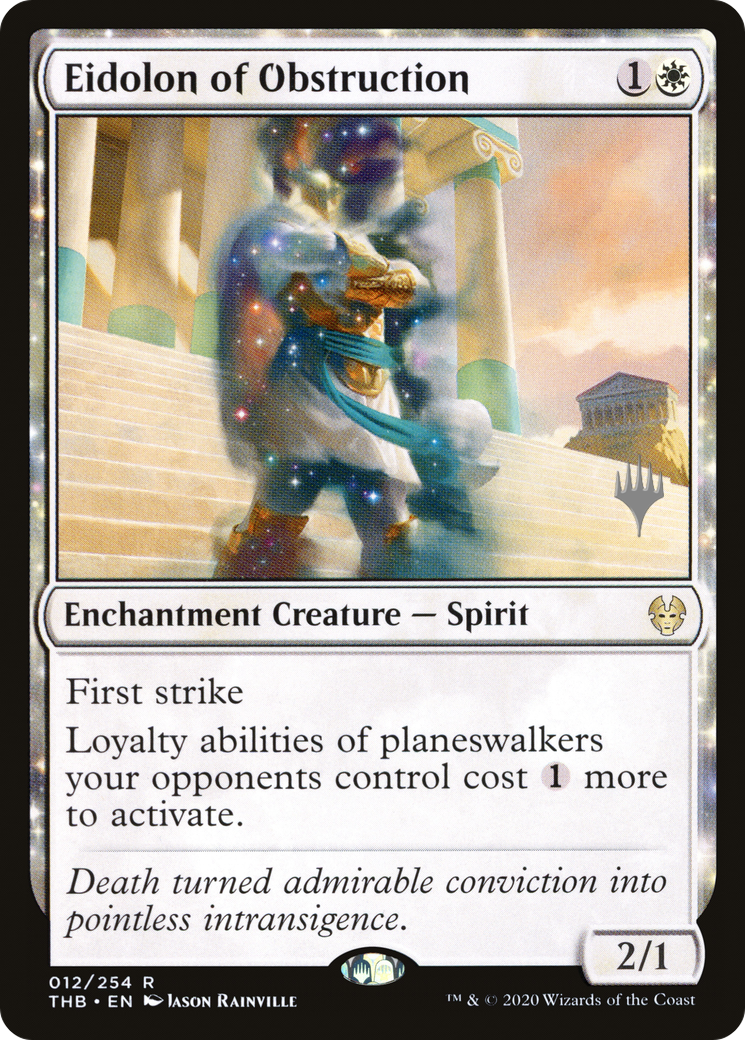 Eidolon of Obstruction (Promo Pack) [Theros Beyond Death Promos] | Grognard Games