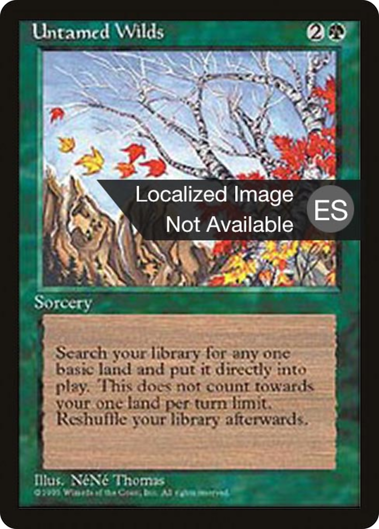 Untamed Wilds [Fourth Edition (Foreign Black Border)] | Grognard Games