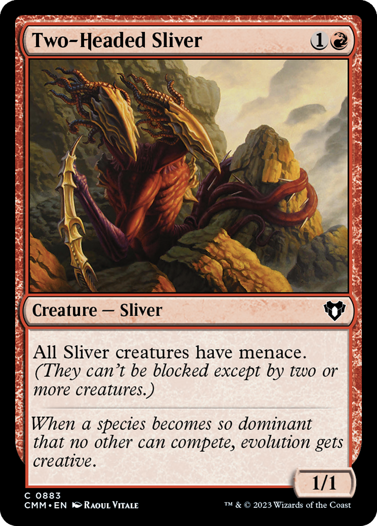 Two-Headed Sliver [Commander Masters] | Grognard Games