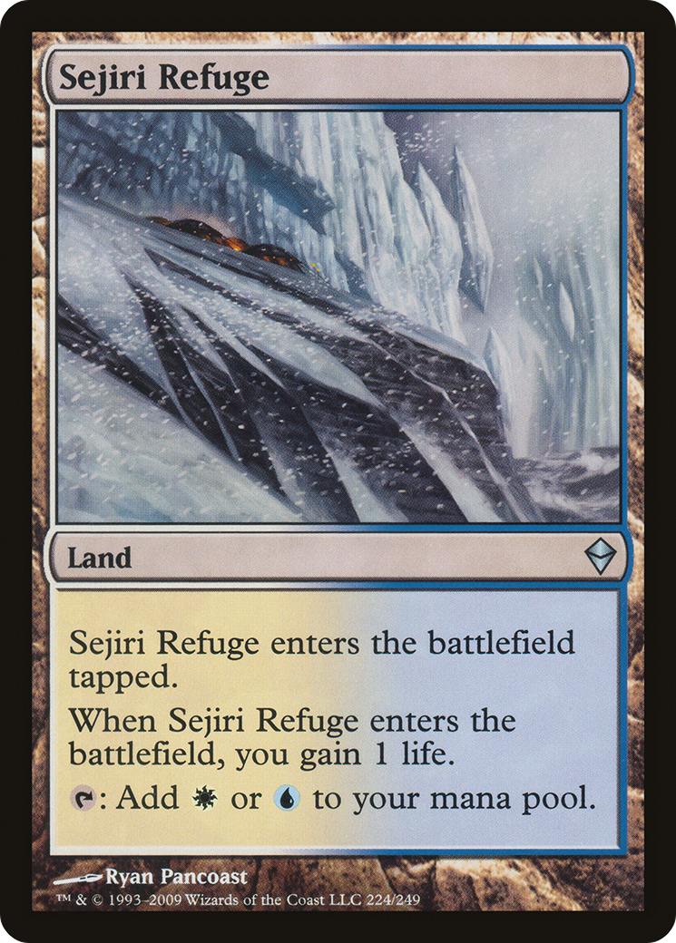Sejiri Refuge [Zendikar] | Grognard Games