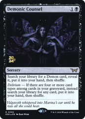 Demonic Counsel [Duskmourn: House of Horror Prerelease Promos] | Grognard Games