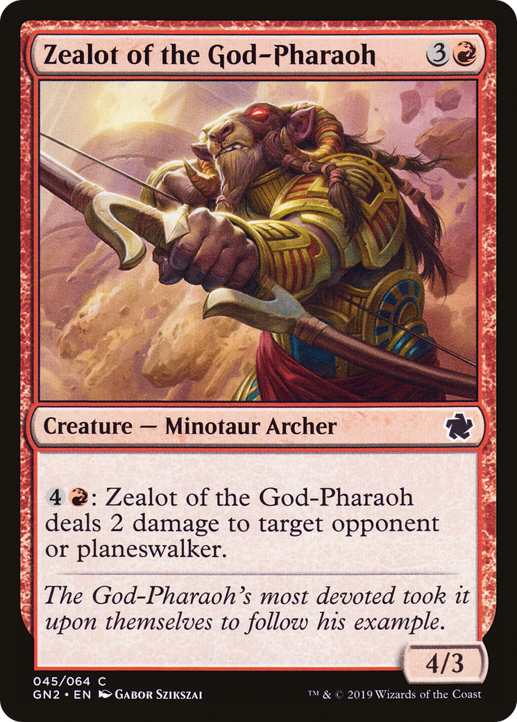 Zealot of the God-Pharaoh [Game Night 2019] | Grognard Games
