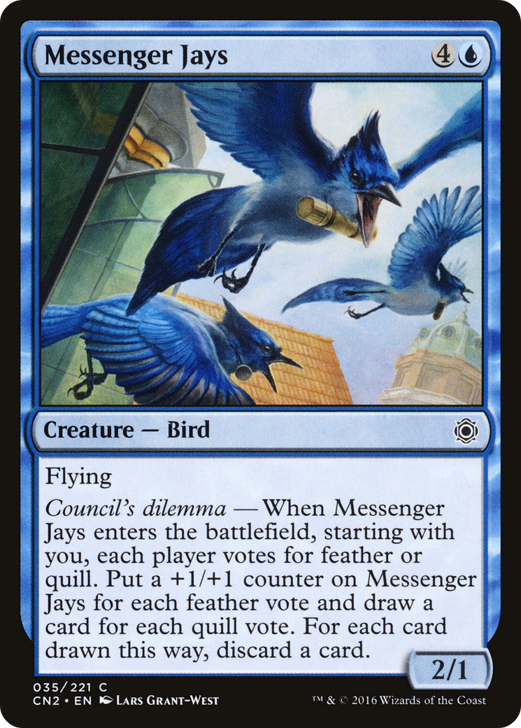 Messenger Jays [Conspiracy: Take the Crown] | Grognard Games