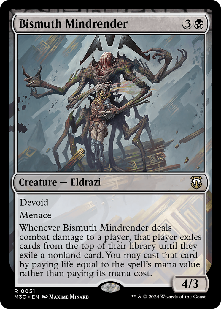 Bismuth Mindrender (Ripple Foil) [Modern Horizons 3 Commander] | Grognard Games