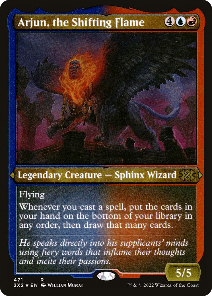 Arjun, the Shifting Flame (Foil Etched) (2X2-471) - Double Masters 2022 Foil | Grognard Games