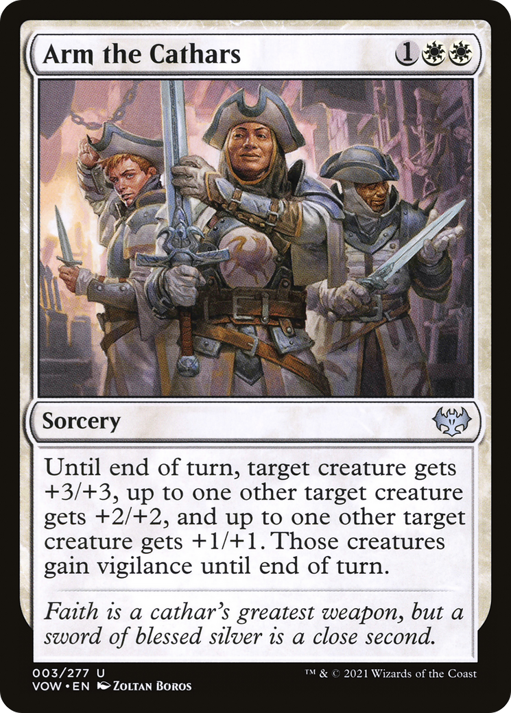 Arm the Cathars [Innistrad: Crimson Vow] | Grognard Games
